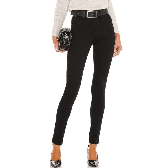 LEVI’S 721 black High Rise Skinny jeans size 26 - Picture 16 of 16